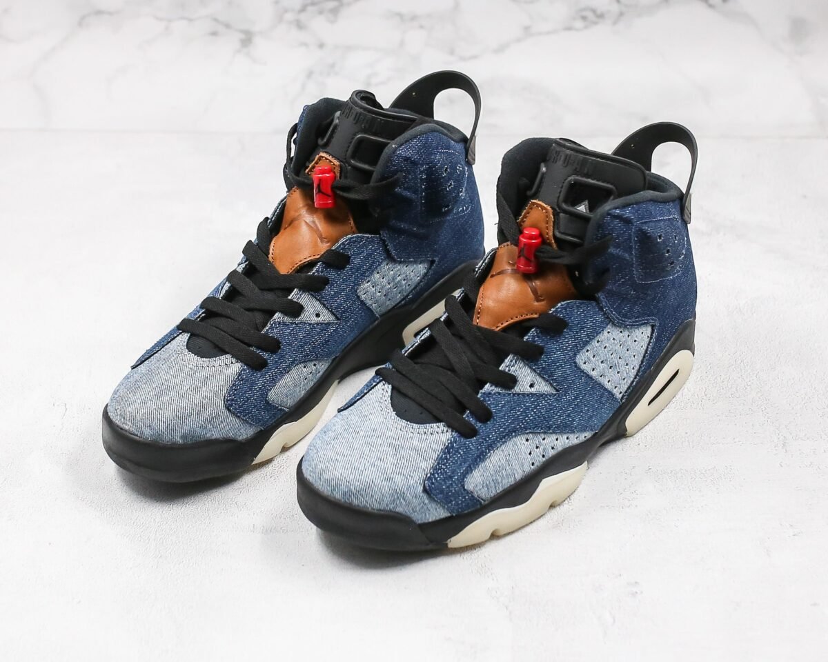 Jordan 6 Retro Washed Denim - Imagem 5