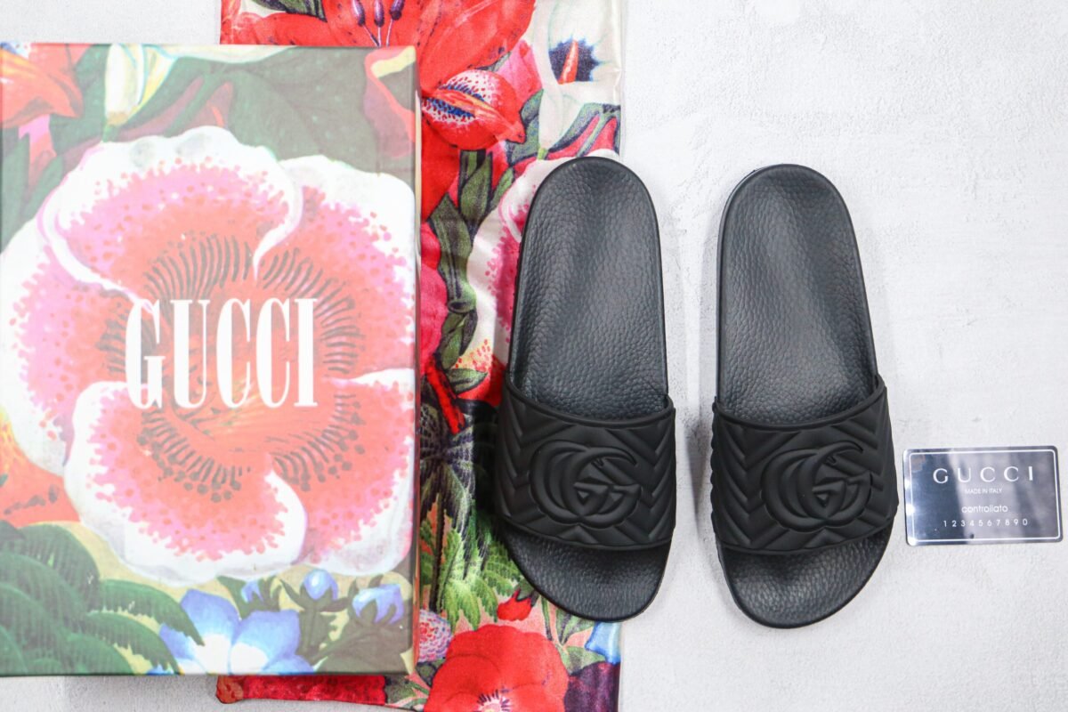 Gucci Matelasse  Slide Black - Imagem 4