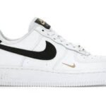 Nike Air Force 1 Essential White Black Gold