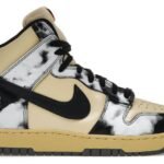 Nike Dunk High Black Acid Wash