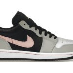 Jordan 1 Low Black Grey Pink