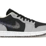 Jordan 1 Low SE Crater Black Grey