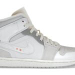 Jordan 1 Mid Craft Inside Out White Grey