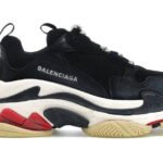 Balenciaga Triple S Black White Red